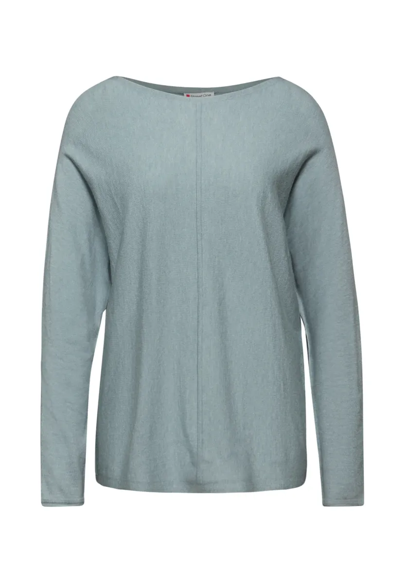 Strickpullover - blau