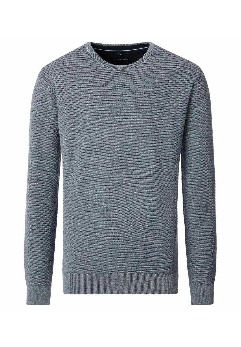 Strickpullover - blau