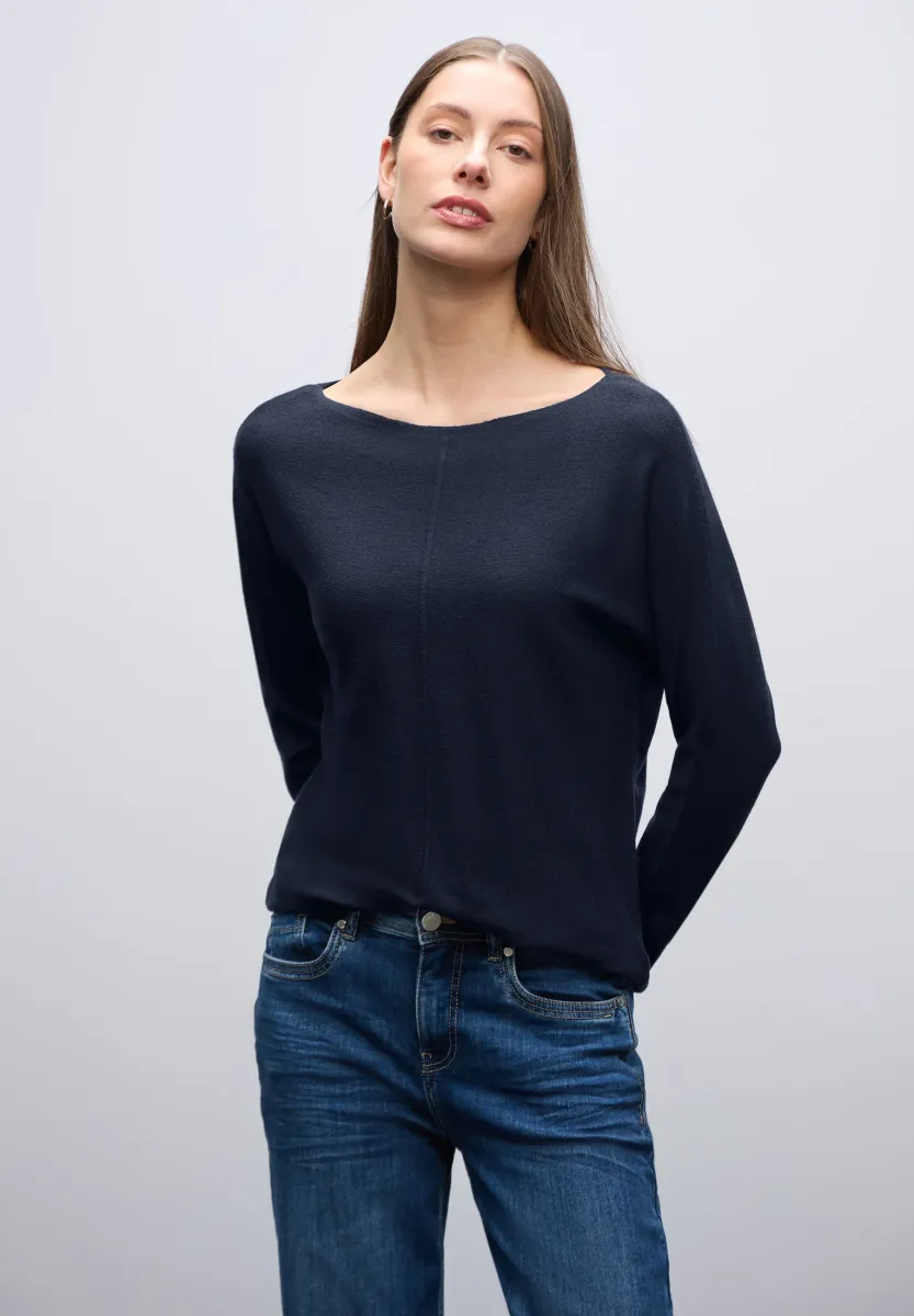 Strickpullover - blau