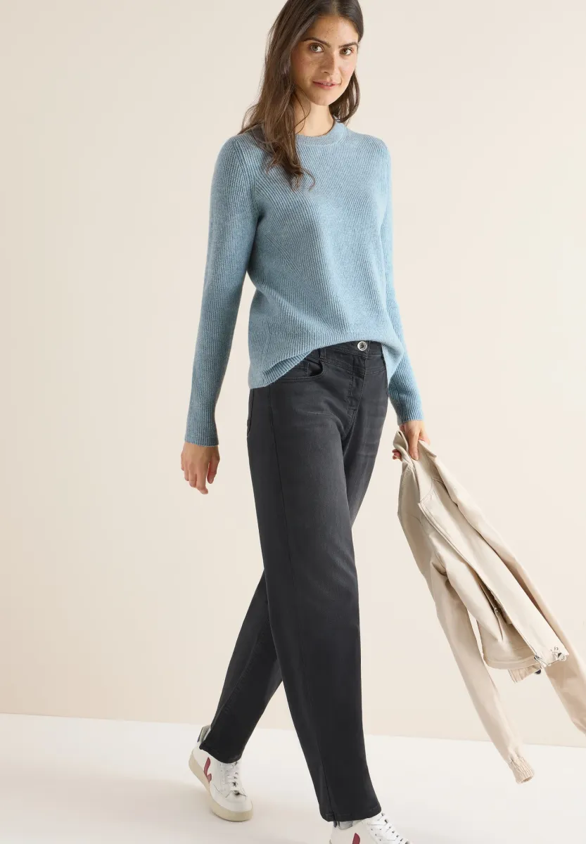 Strickpullover - blau