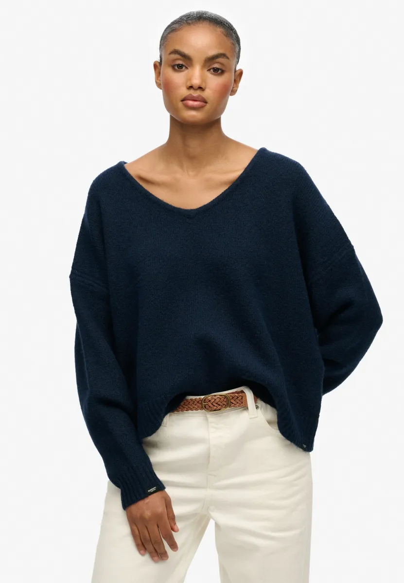 Strickpullover - bleu
