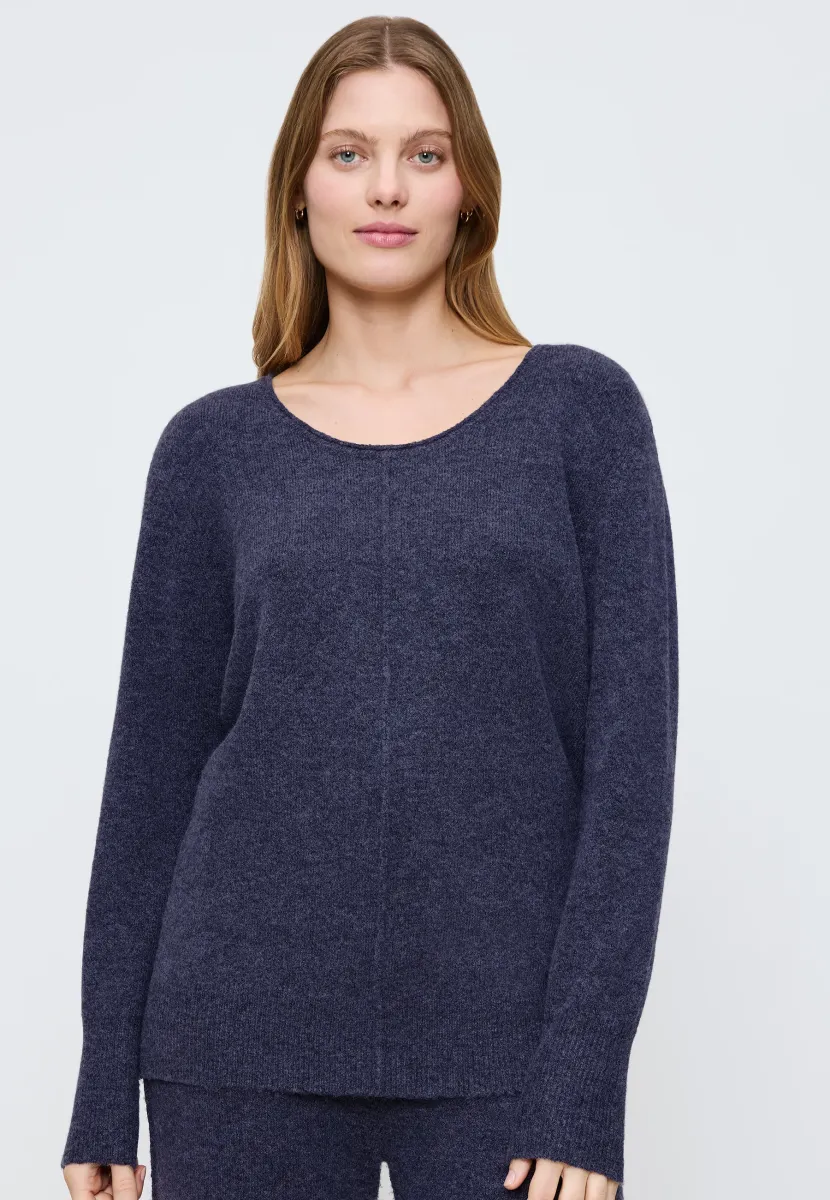 Strickpullover - blue - dark combination
