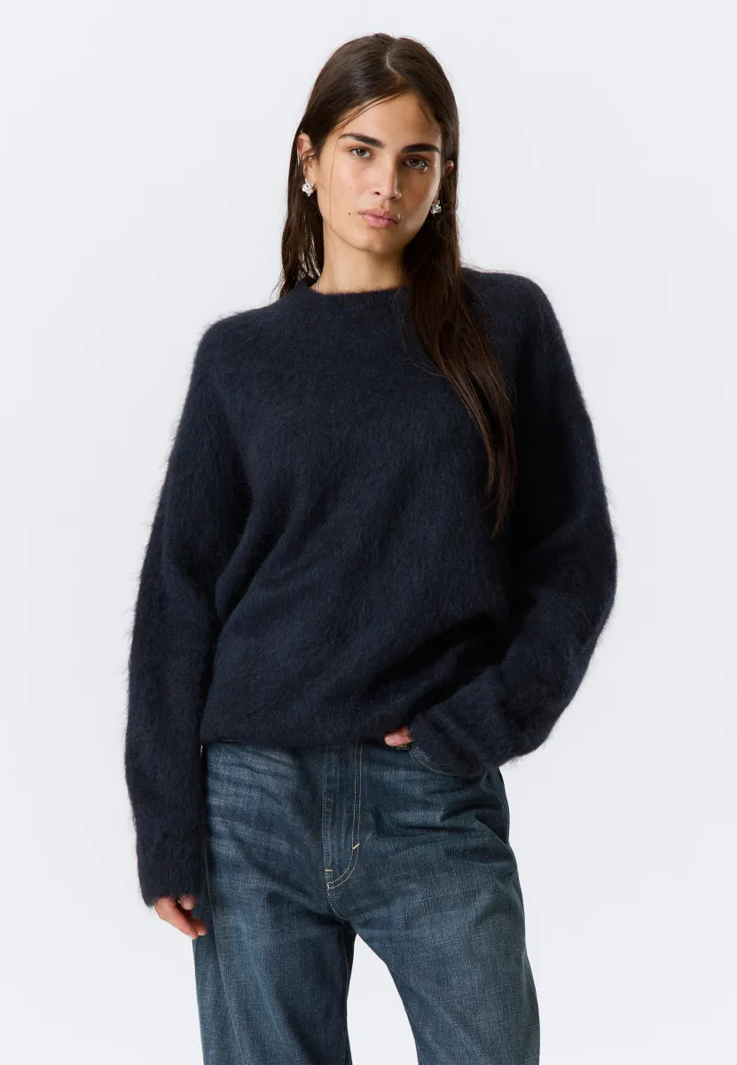 Strickpullover - blue dark