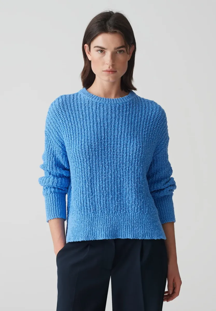 Strickpullover - blue salt