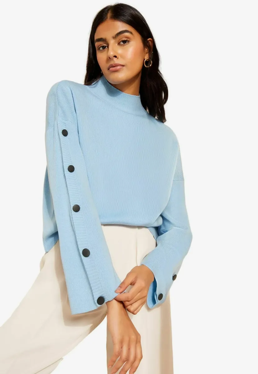 Strickpullover - blue
