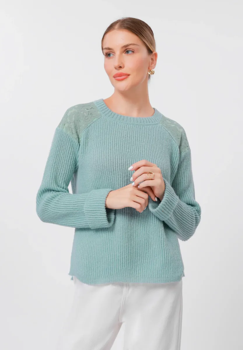Strickpullover - blue