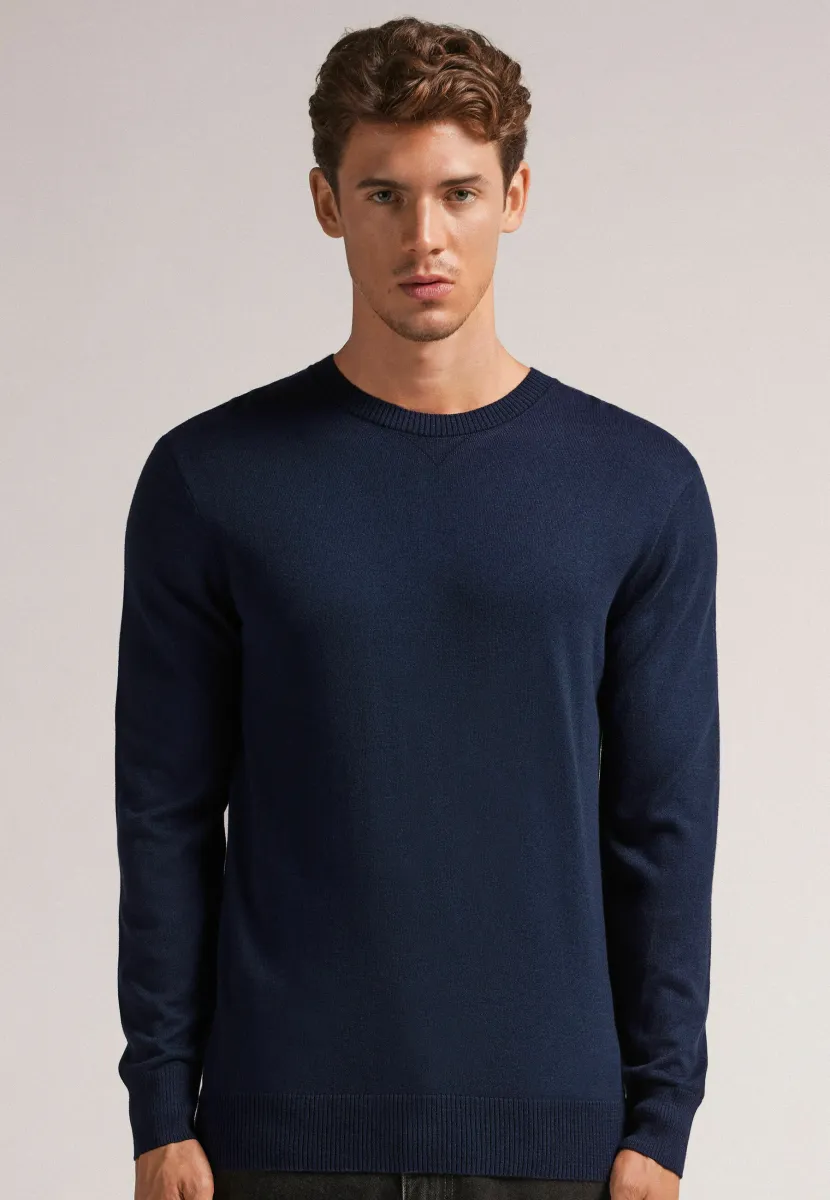 Strickpullover - blue