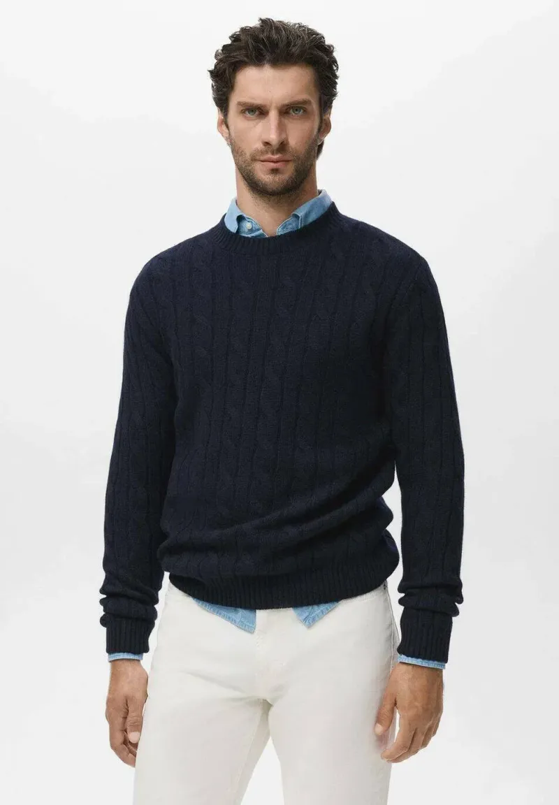 Strickpullover - blue