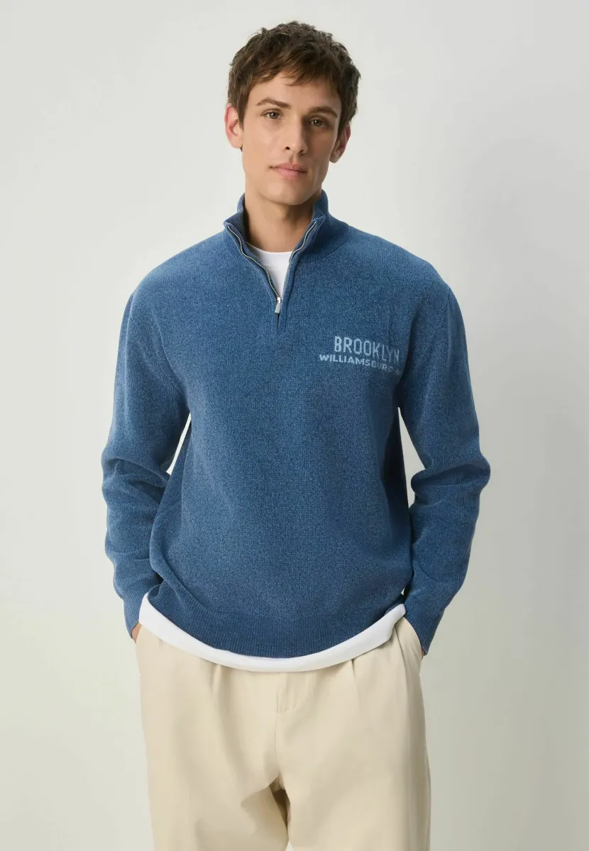 Strickpullover - blue