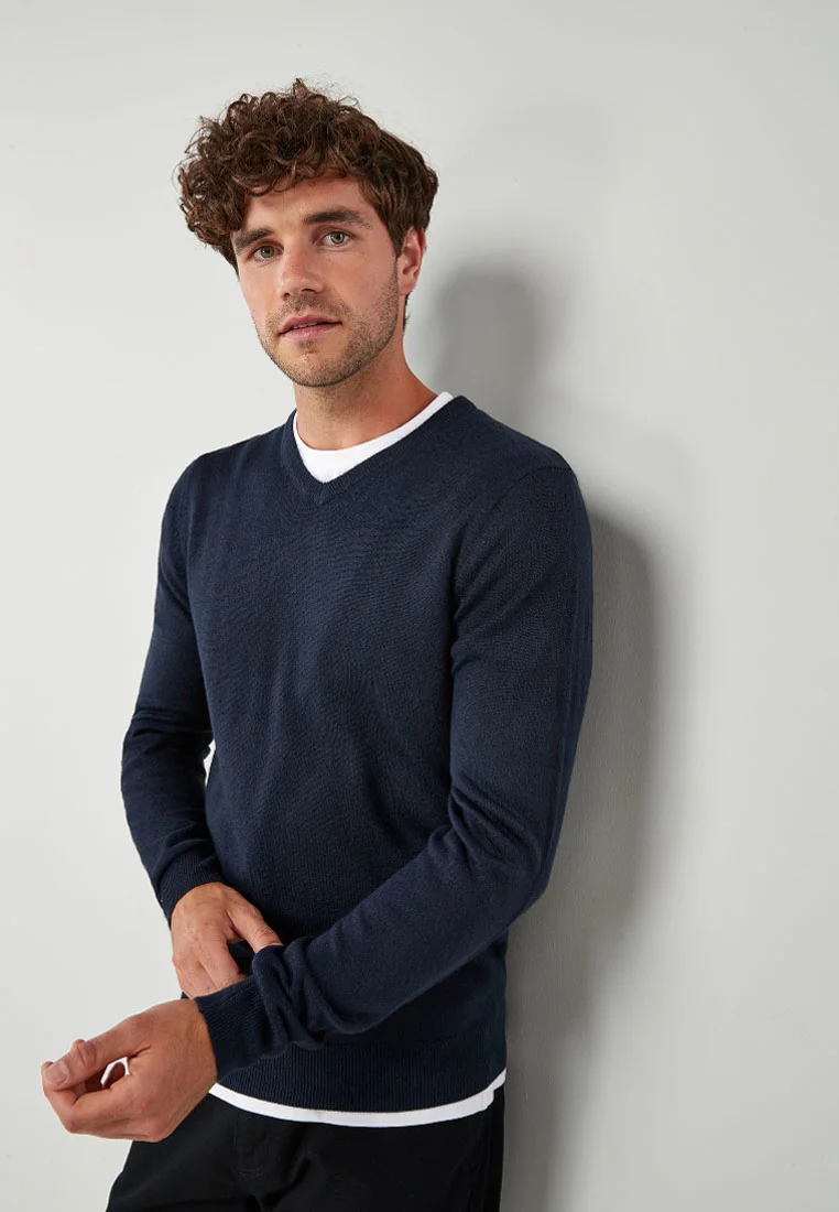 Strickpullover - blue