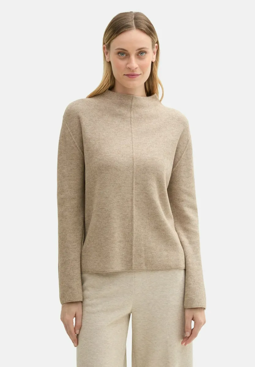 Strickpullover - blush grey melange