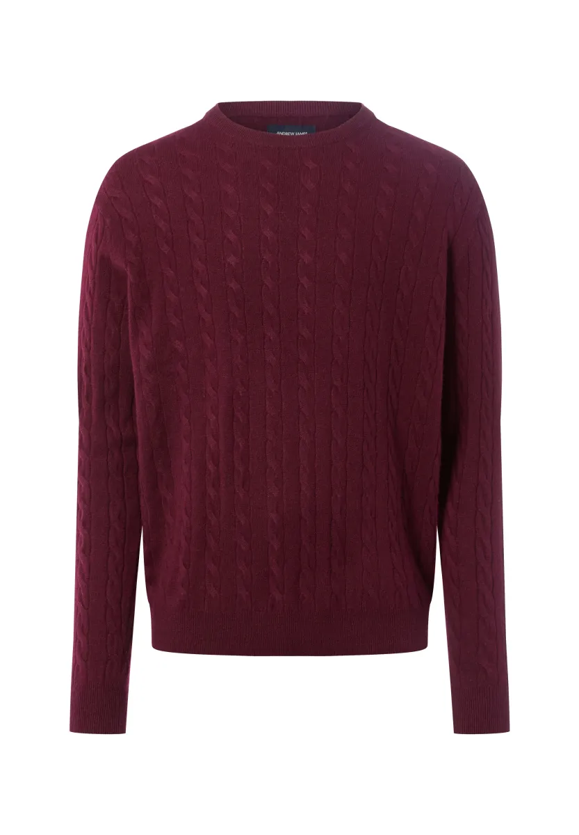 Strickpullover - bordeaux - 0012