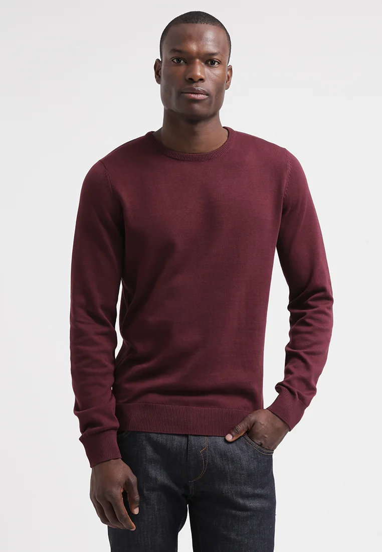 Strickpullover - bordeaux