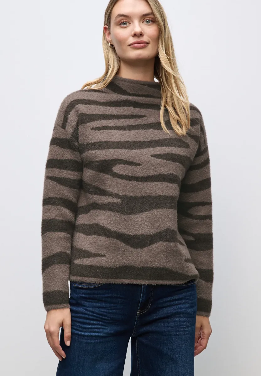 Strickpullover - braun