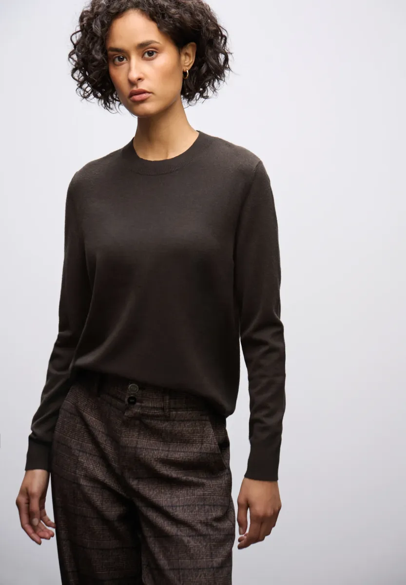 Strickpullover - braun