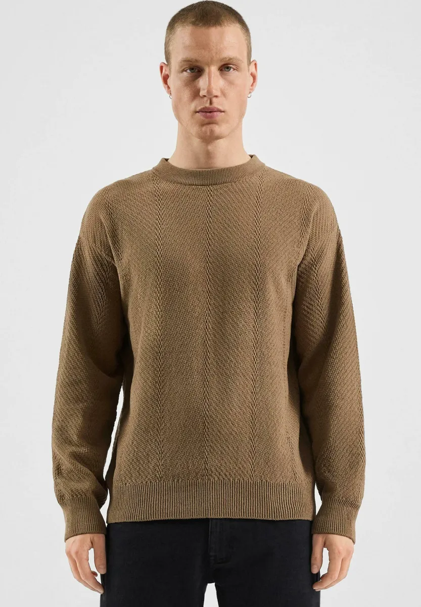 Strickpullover - braun