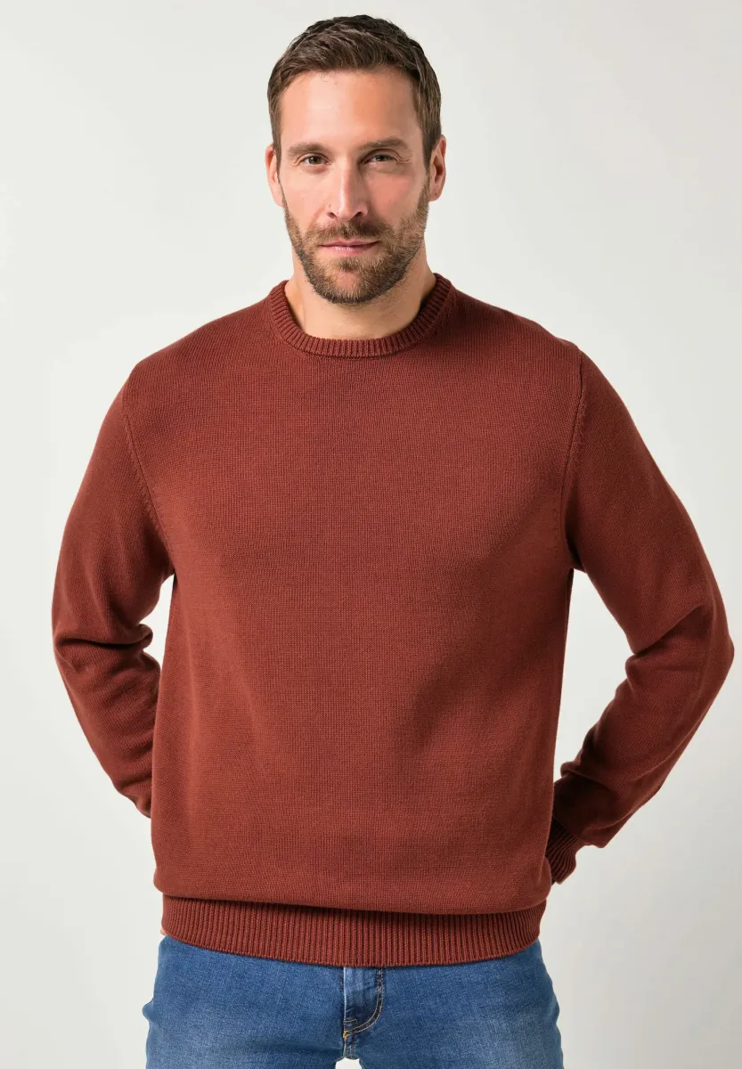 Strickpullover - brick brown