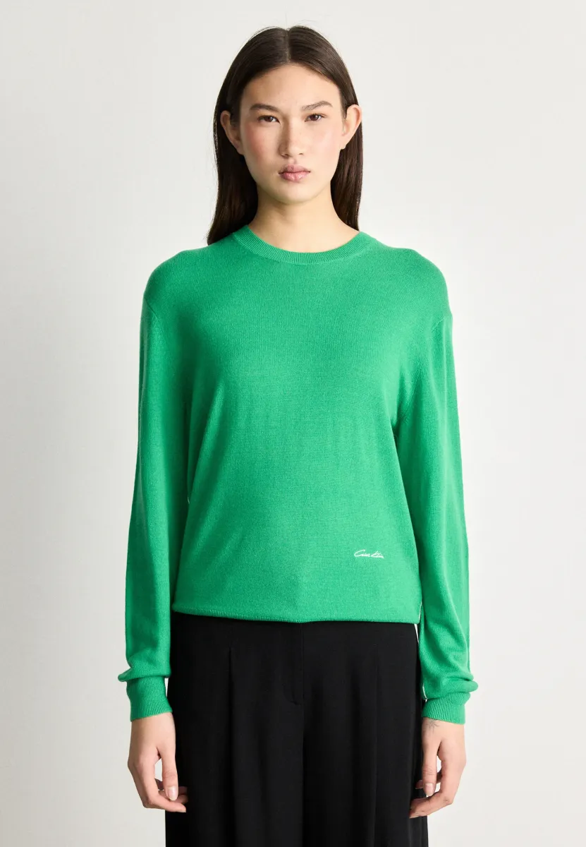 Strickpullover - bright green