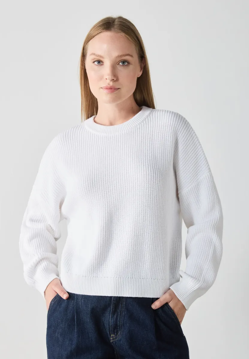 Strickpullover - bright white
