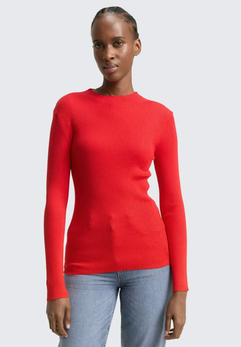 Strickpullover - brilliant red