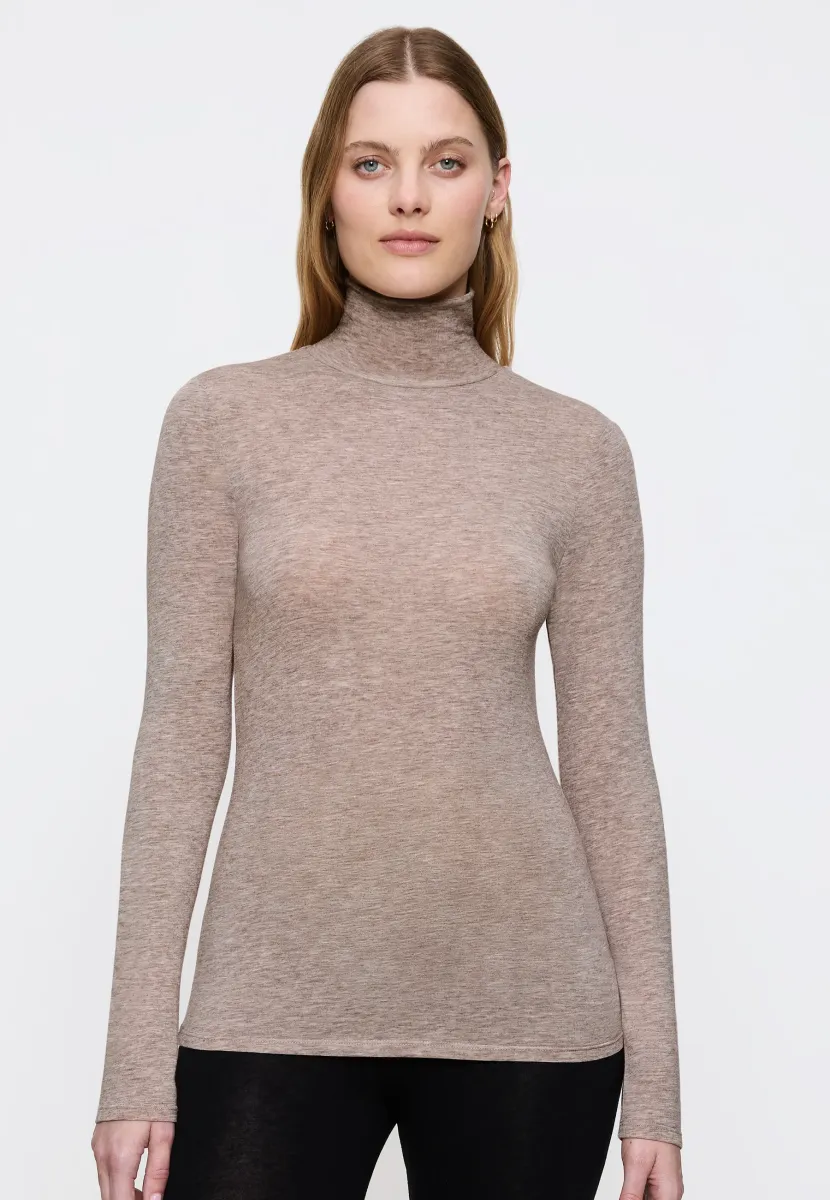 Strickpullover - brown light combination