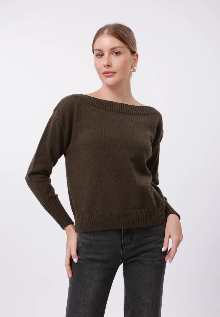 Strickpullover - brown