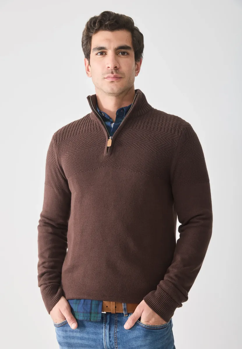 Strickpullover - brown