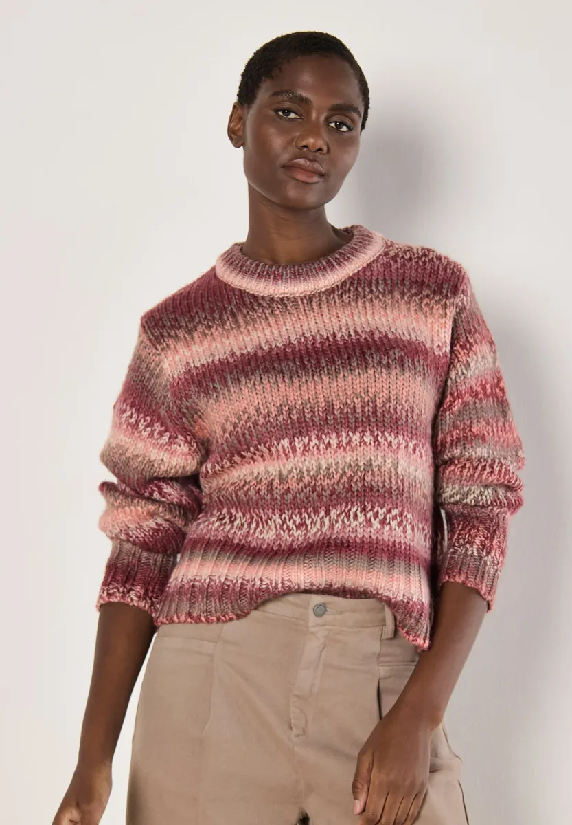 Strickpullover - burgandy