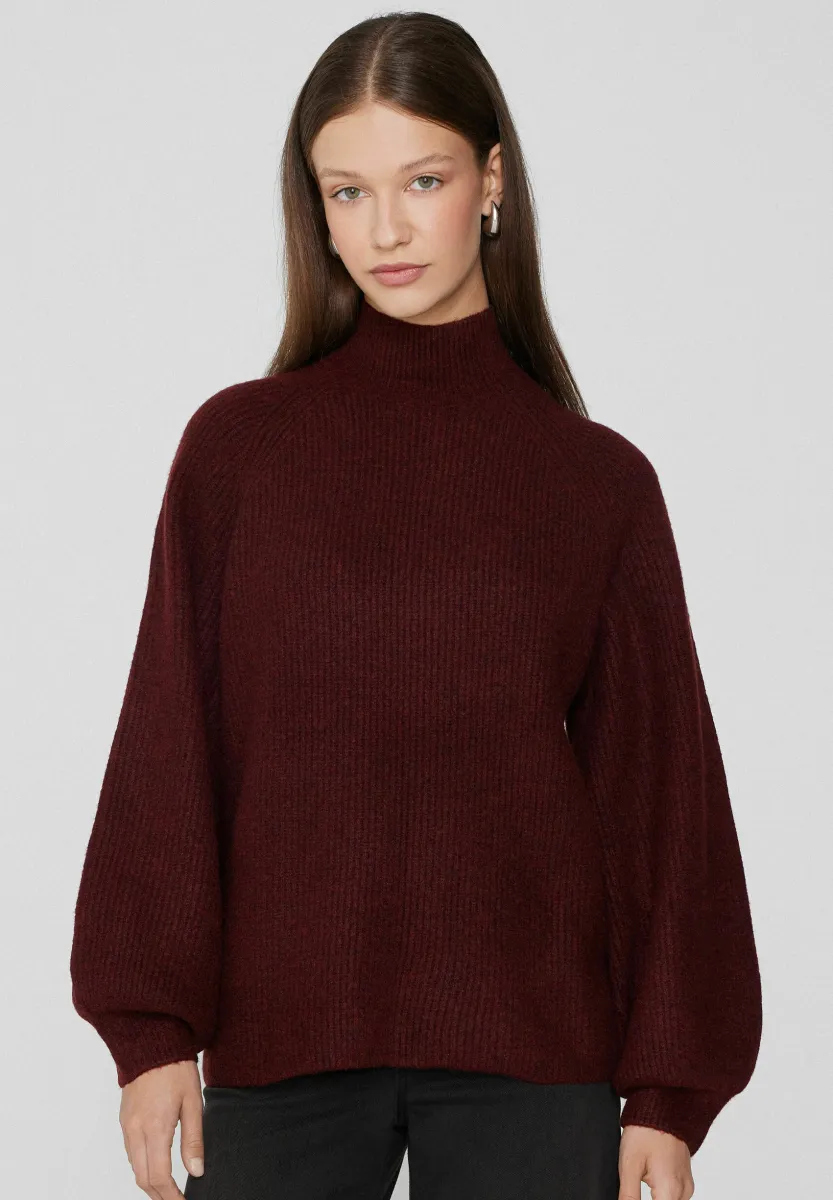 Strickpullover - burgundy