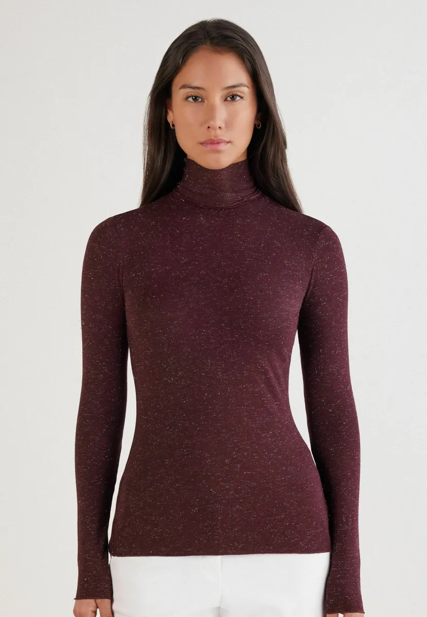 Strickpullover - burgundy