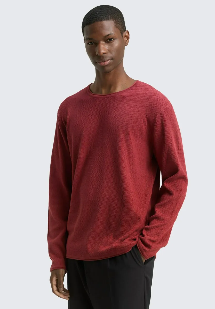 Strickpullover - burnt russet