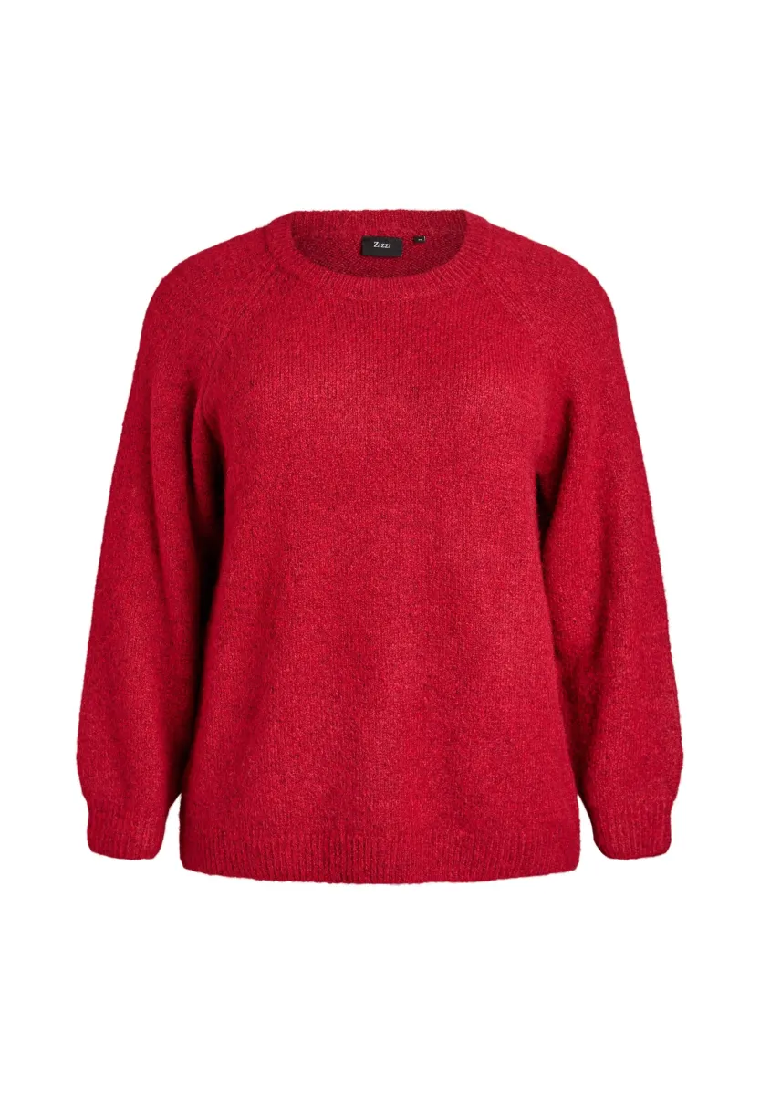 Strickpullover - cabernet mel