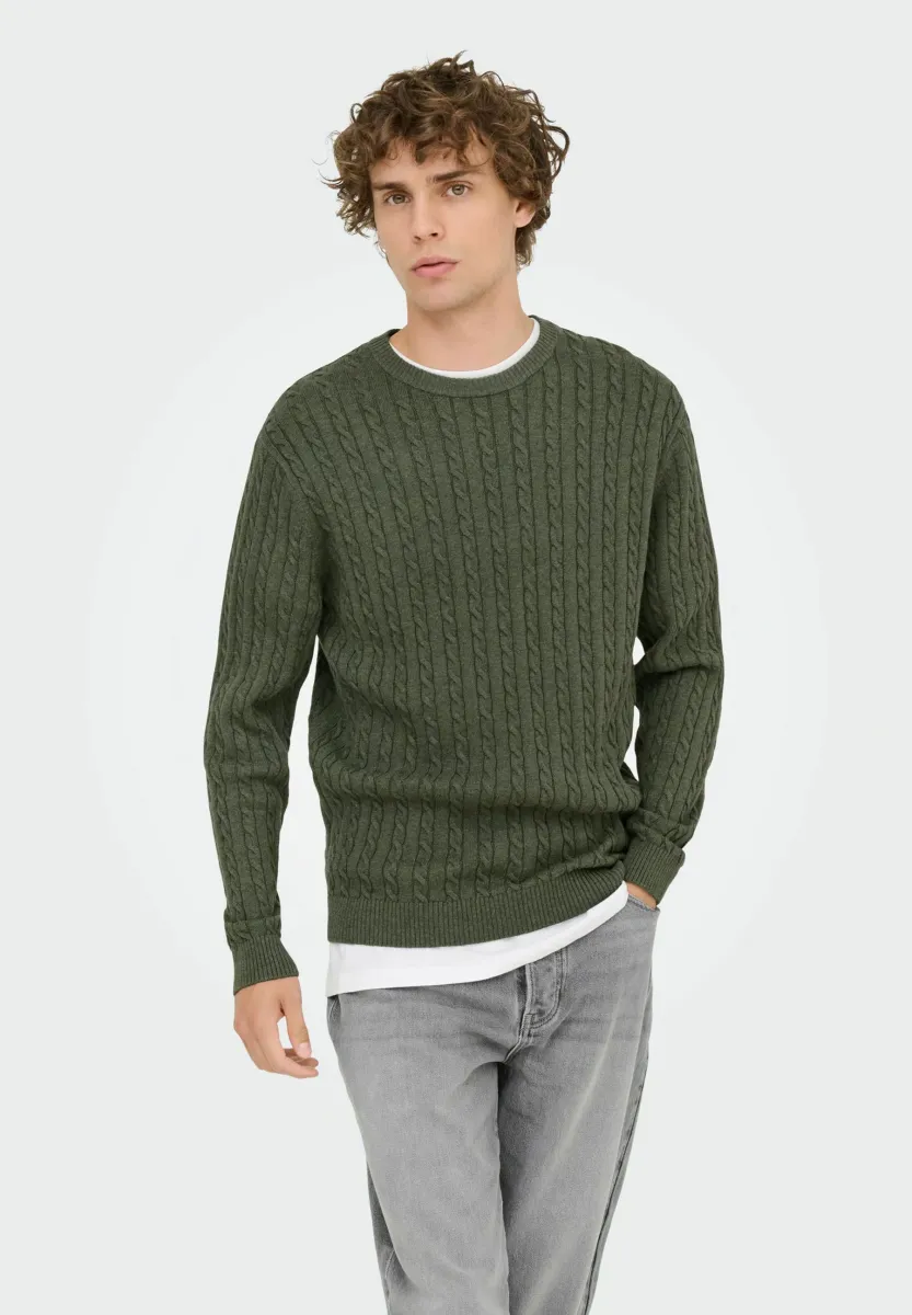 Strickpullover - castor gray