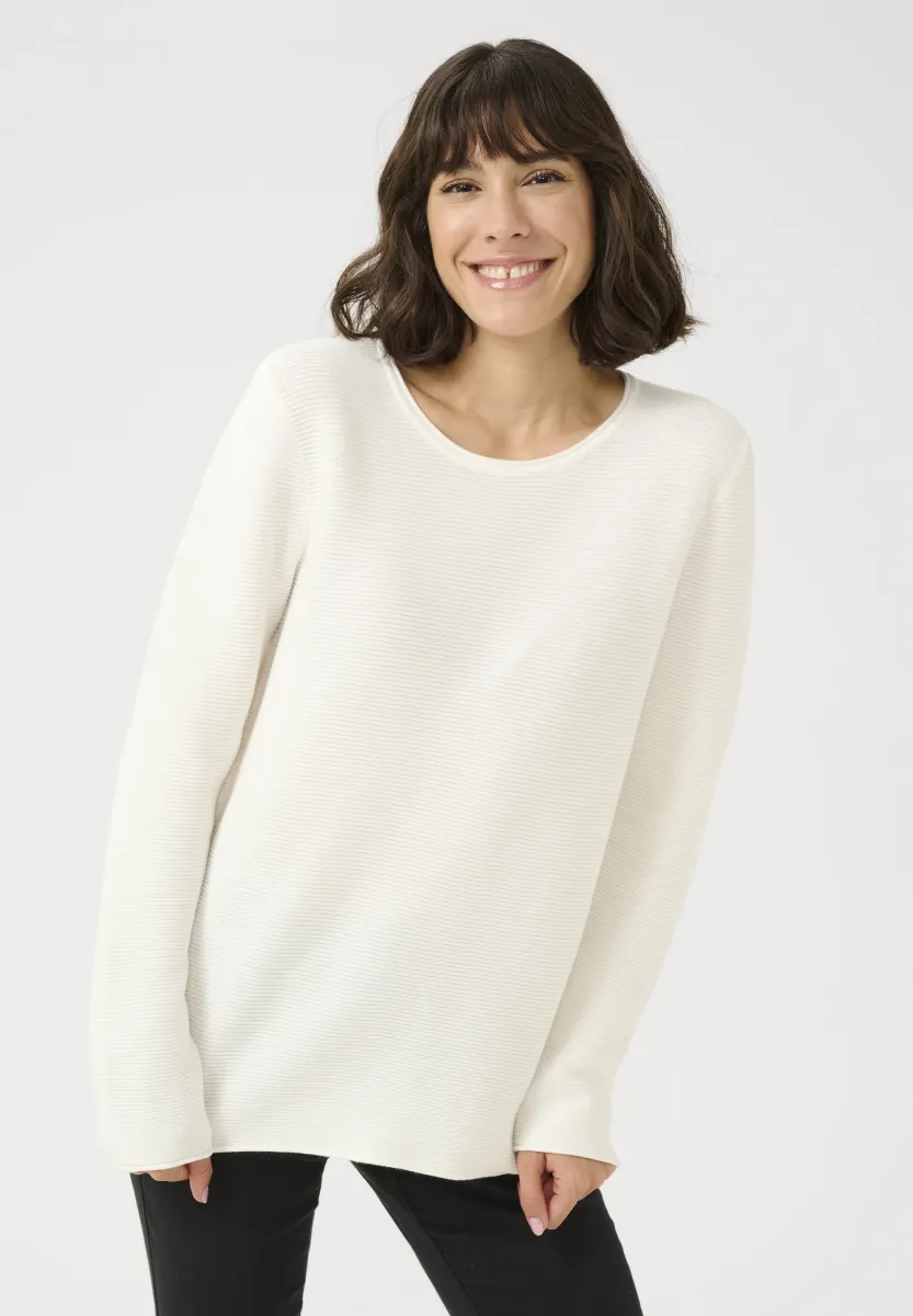Strickpullover - chalk