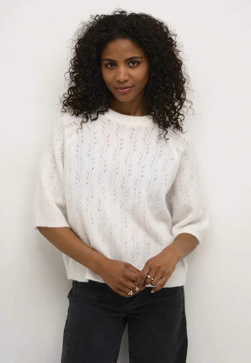 Strickpullover - chalk