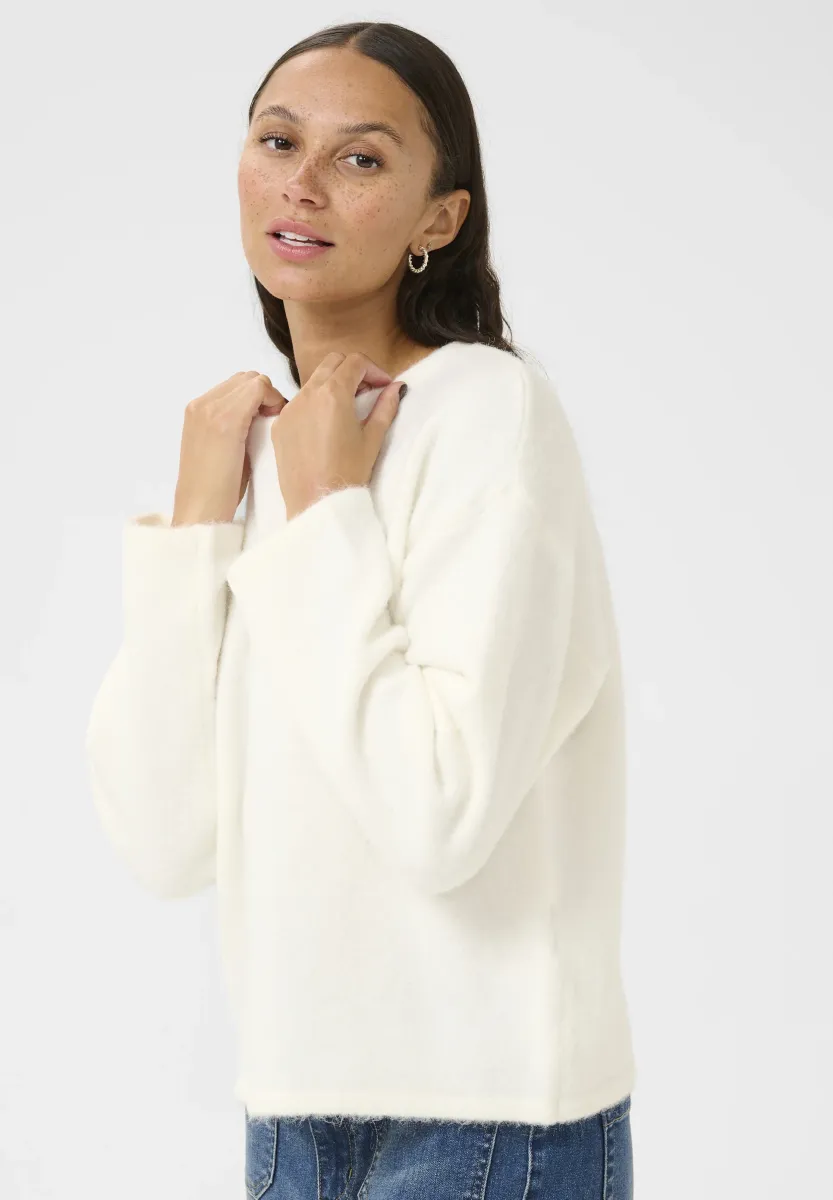 Strickpullover - chalk