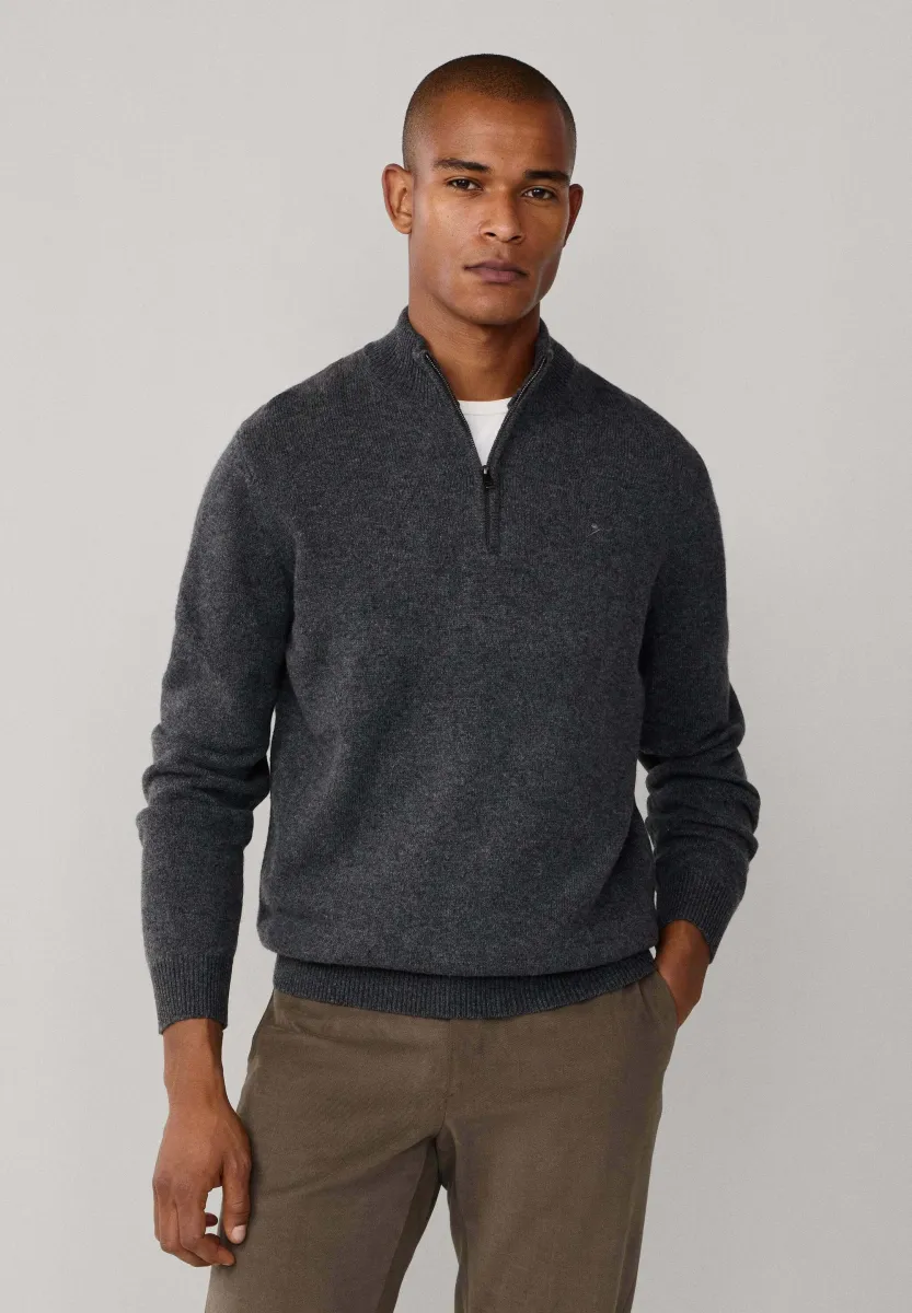 Strickpullover - charcoal grey
