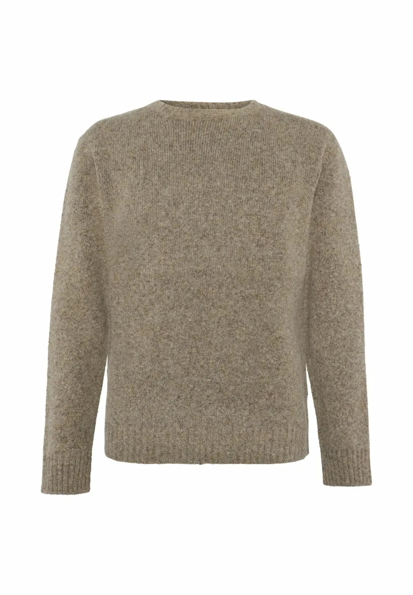 Strickpullover - chinchilla melange