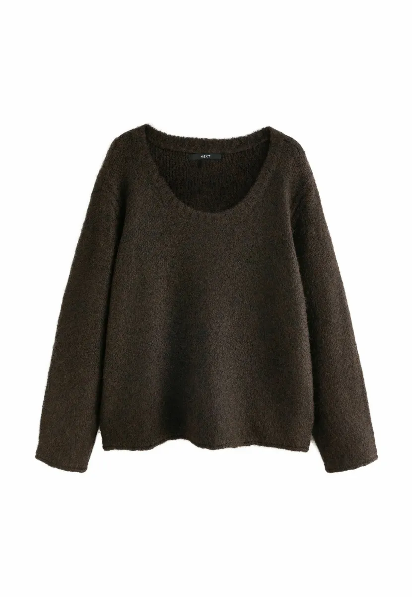 Strickpullover - chocolate brown