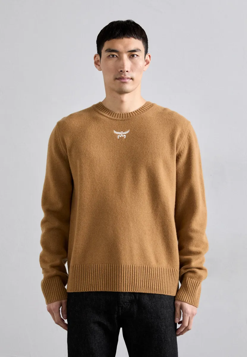 Strickpullover - cognac