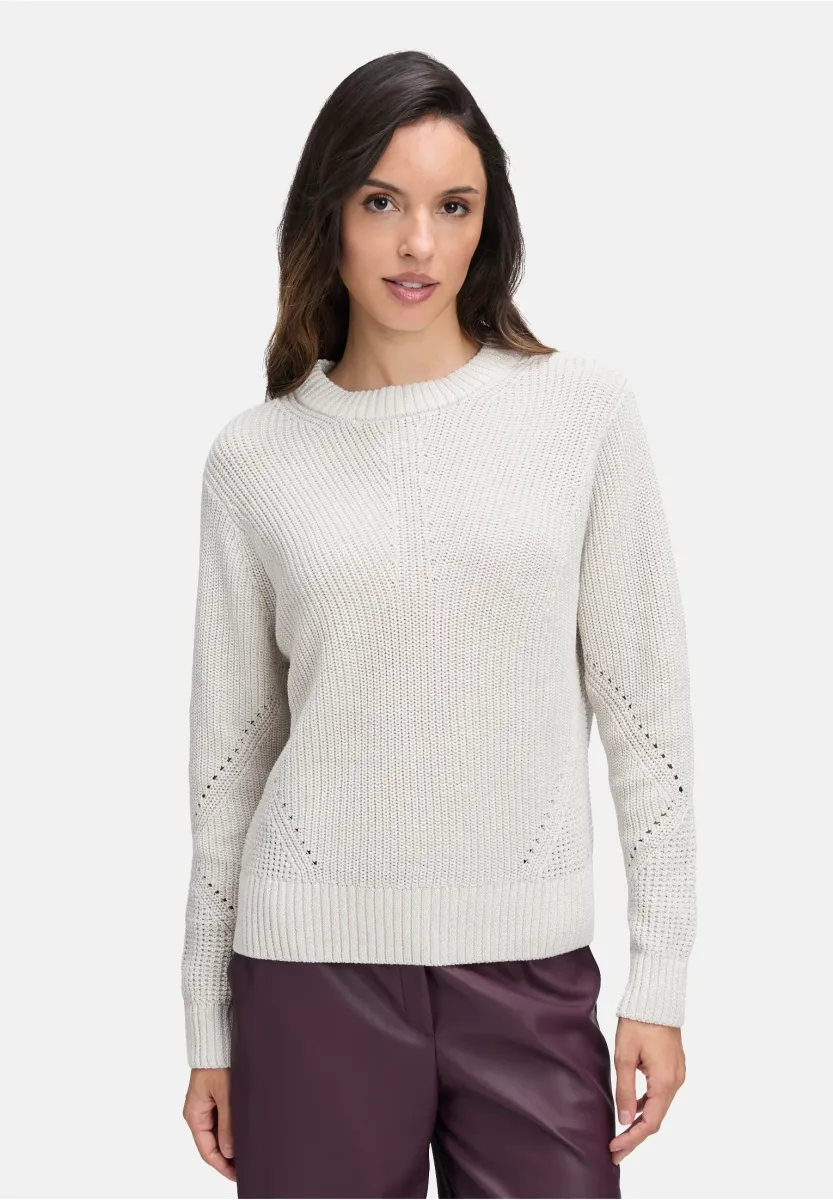 Strickpullover - cream