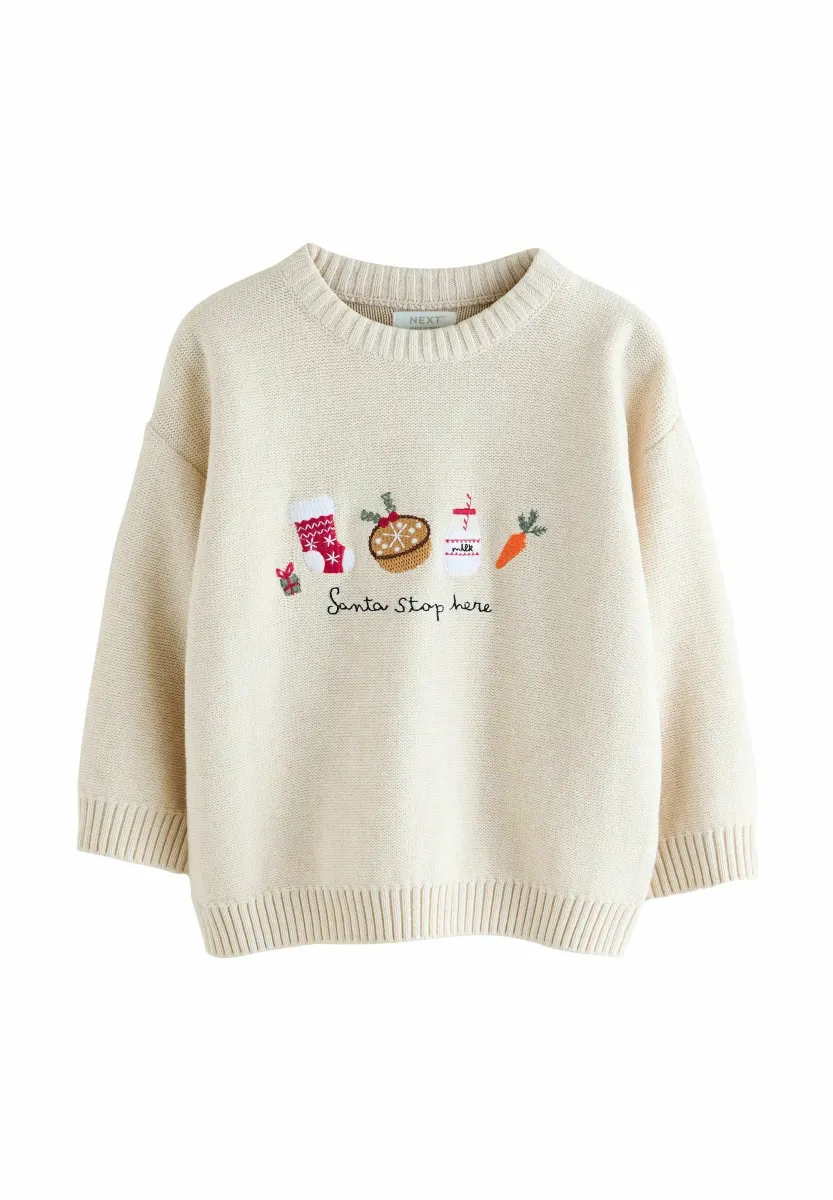 Strickpullover - cream