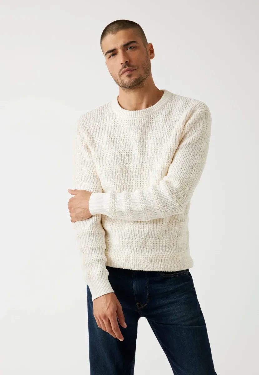 Strickpullover - creme