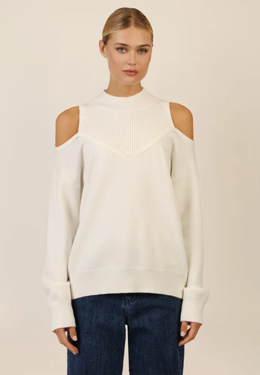 Strickpullover - creme