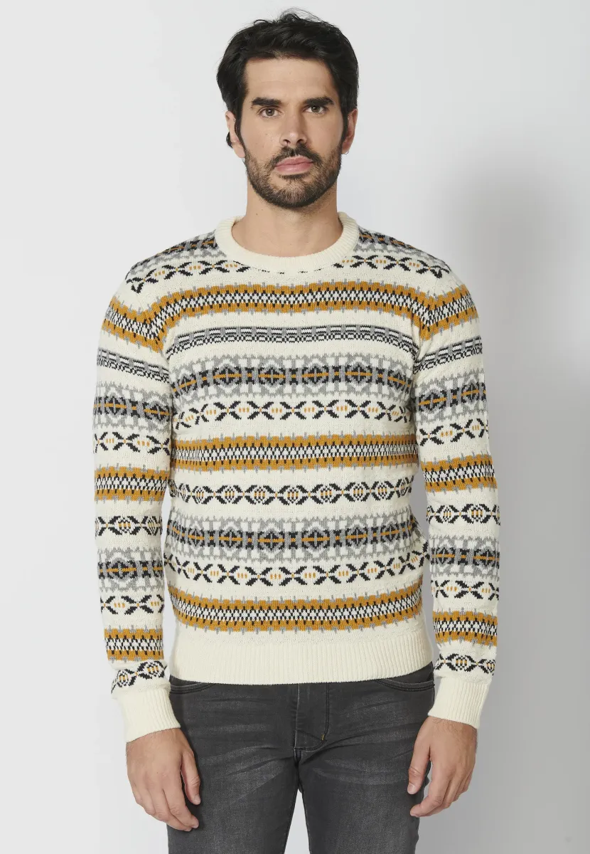 Strickpullover - crudo   off white