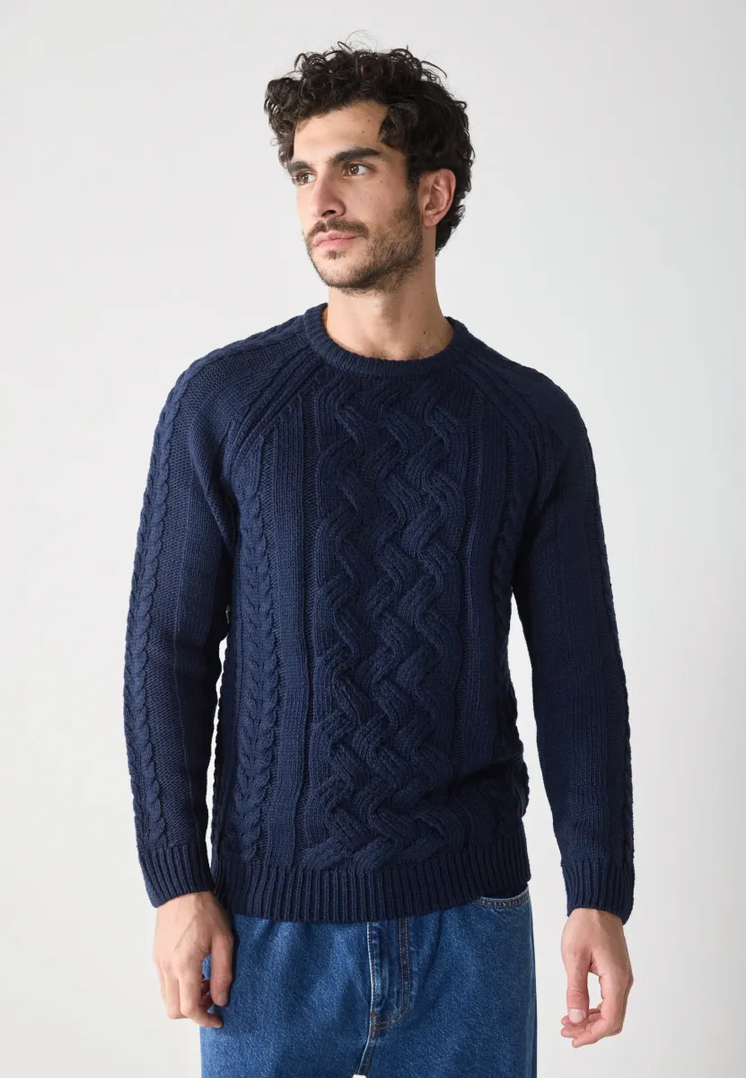Strickpullover - dark blue