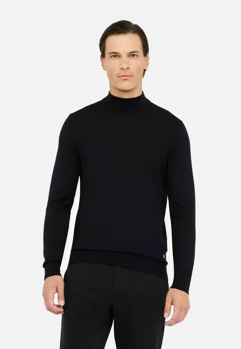 Strickpullover - dark blue