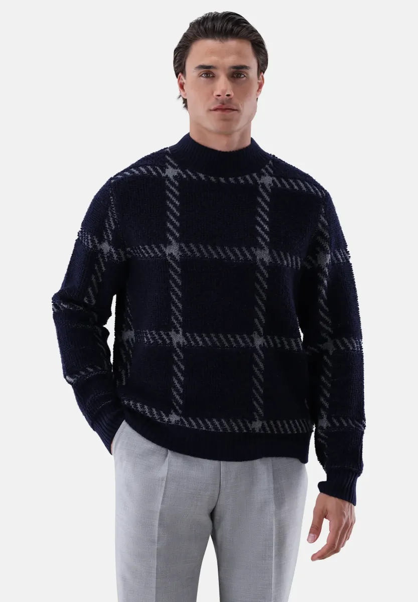 Strickpullover - dark blue