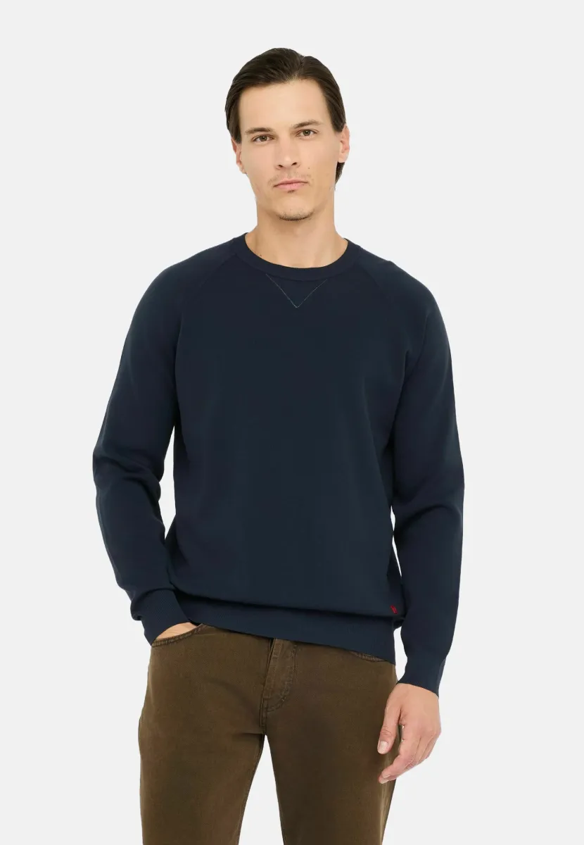 Strickpullover - dark blue