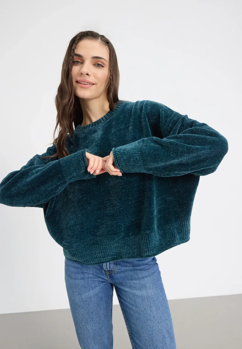 Strickpullover - dark blue